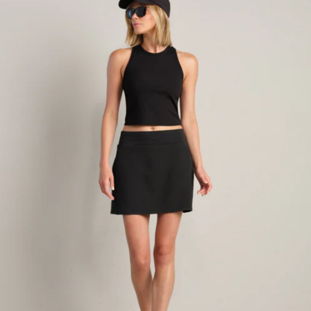 RHONE DreamGlow Skort Black Heather Size Small